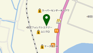 大阪王将 オークワ南紀店の地図画像