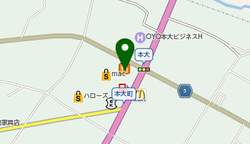 大阪王将 香川観音寺店の地図画像