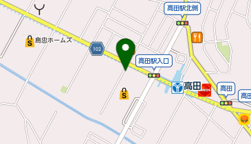 大阪王将 そよら横浜高田店の地図画像