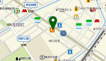 大阪王将 横浜岡野店の地図画像