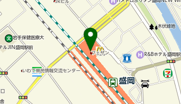 大阪王将 盛岡駅フェザン店の地図画像