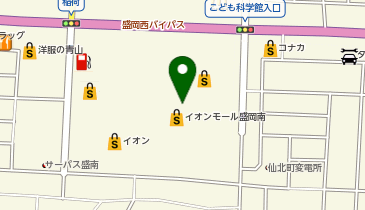 大阪王将 イオンモール盛岡南店の地図画像