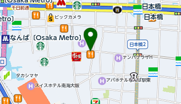 大阪王将 なんば千日前店の地図画像