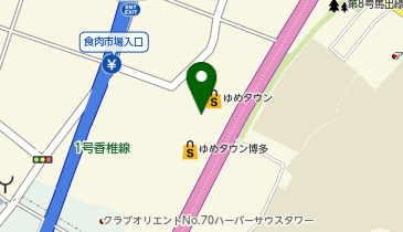 大阪王将 博多ゆめタウン店の地図画像
