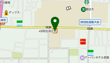 大阪王将 龍大聞思館店の地図画像