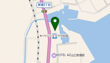 大阪王将 岩国新港店の地図画像