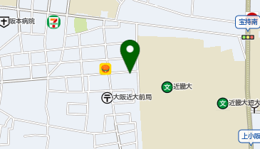 大阪王将 近畿大学前店の地図画像