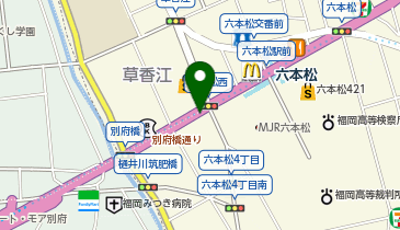 大阪王将 六本松店の地図画像