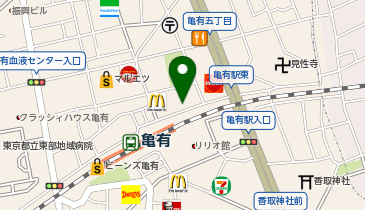 大阪王将 亀有店の地図画像