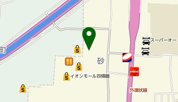 大阪王将 イオンモール四條畷の地図画像