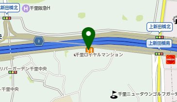 大阪王将 中環千里店の地図画像