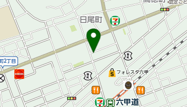 大阪王将 六甲道店の地図画像