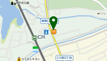 大阪王将 阪急仁川駅前店の地図画像
