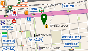 大阪王将 カメイドクロック店の地図画像