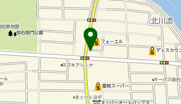 大阪王将 高知南川添店の地図画像