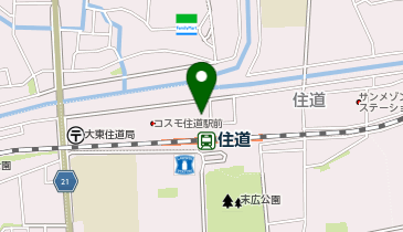 大阪王将 住道駅前店の地図画像