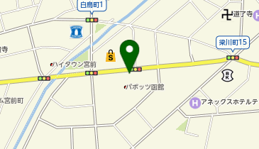 大阪王将 函館TEXAS店の地図画像