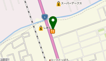 大阪王将 函館桔梗店の地図画像