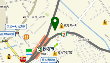 大阪王将 枚方市駅店の地図画像