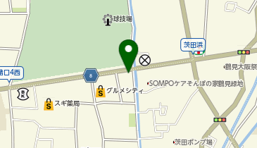 大阪王将 鶴見諸口店の地図画像