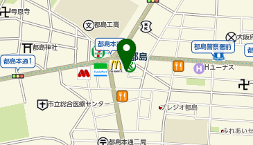 大阪王将 都島店の地図画像