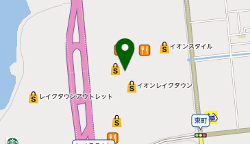 大阪王将 イオンレイクタウンmori店の地図画像