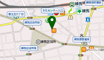 大阪王将 練馬店の地図画像