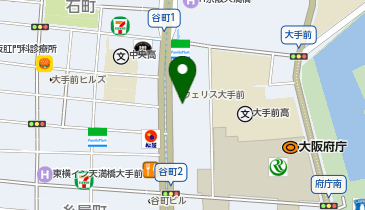大阪王将 天満橋店の地図画像