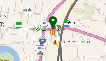 大阪王将 古市店の地図画像