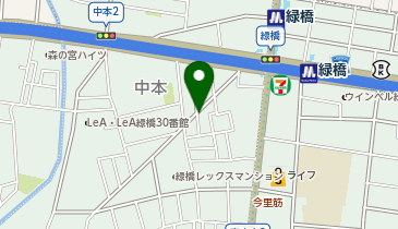 大阪王将 新緑橋店の地図画像