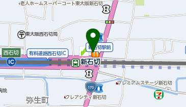 大阪王将 石切店の地図画像