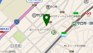 大阪王将 守口店の地図画像