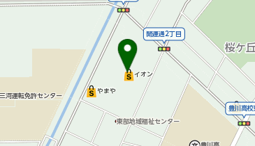 スガキヤ イオン豊川開運通店の地図画像