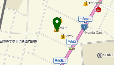 スガキヤ スガキヤ日永カヨー店の地図画像