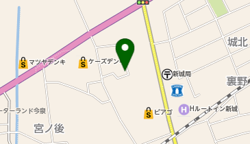 スガキヤ ピアゴ新城店の地図画像