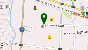 スガキヤ イオンモール富士宮店の地図画像