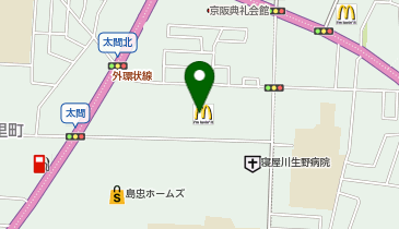 スガキヤ 香里園アルプラザ店の地図画像