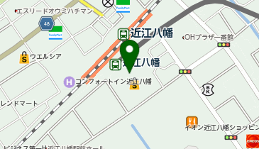 スガキヤ 近江八幡イオン店の地図画像