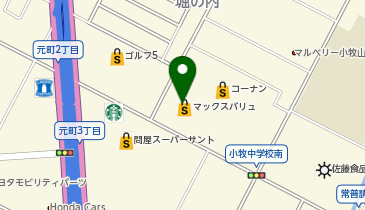 スガキヤ 小牧堀の内マックスバリュ店の地図画像