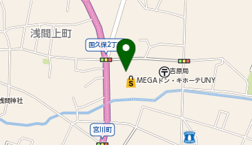 スガキヤ MEGAドン・キホーテUNY富士吉原店の地図画像