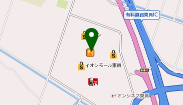 スガキヤ イオンモール東員店の地図画像