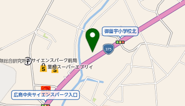 カースタレンタカー 東広島店の地図画像
