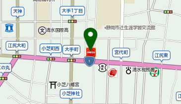 カースタレンタカー 清水駅前店の地図画像