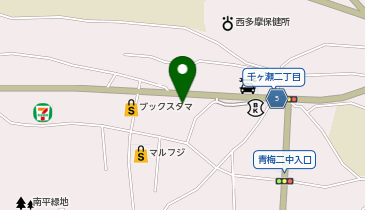 カースタレンタカー 青梅千ケ瀬店の地図画像