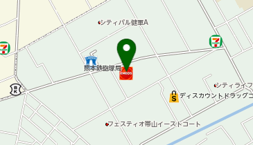 カースタレンタカー 県立大通り月出店の地図画像