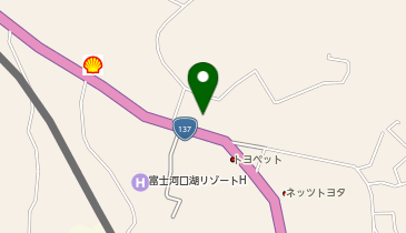 カースタレンタカー 河口湖店の地図画像