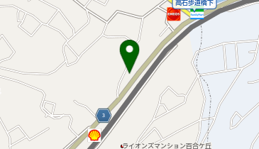 カースタレンタカー 百合ケ丘店の地図画像
