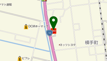 カースタレンタカー 横手店の地図画像
