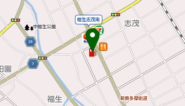 カースタレンタカー 福生 旧奥多摩街道店の地図画像