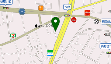 カースタレンタカー 環八谷原店の地図画像